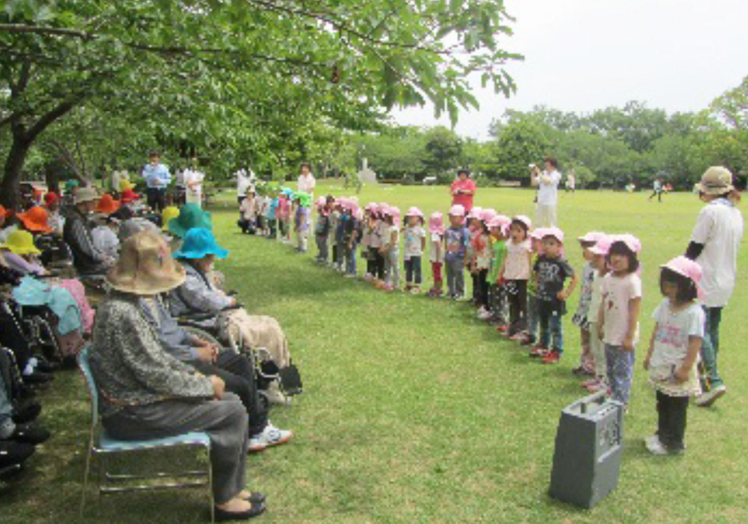 保育園児との交流